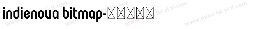 indienova bitmap字体转换
